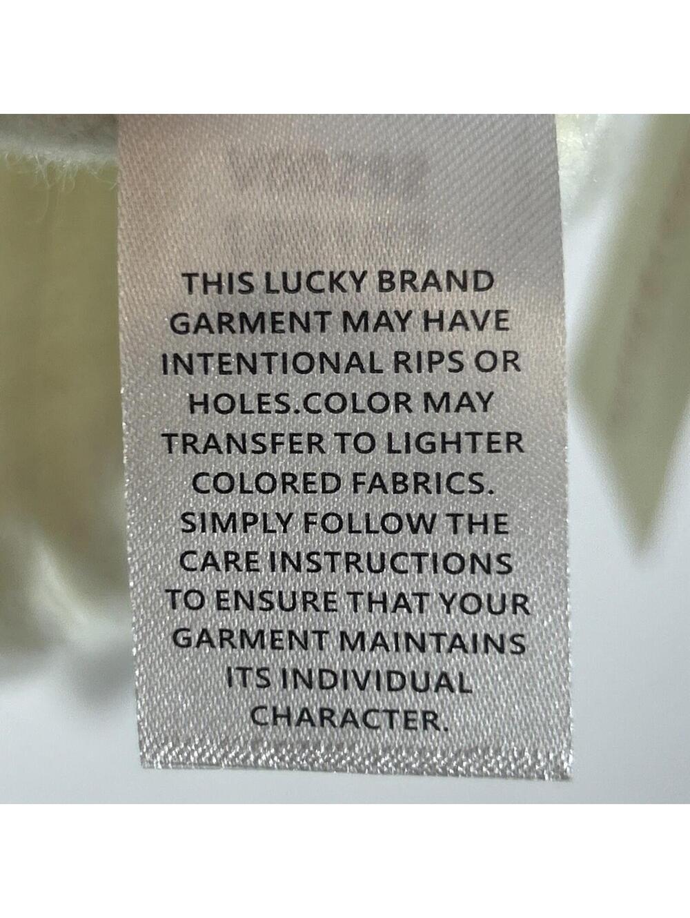 $99 Lucky Brand Womens Ribbed Knit Hooded Sweater Marshmallow Size M - Picture 10 of 10